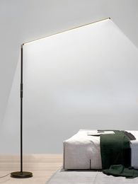Floor Lamps Modern LED Lamp Reading Super Bright Living Room Bedroom Bedside Vertical Desk Piano Standing LampFloor