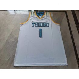 Chen37 rare Basketball Jersey Men Youth women Vintage #1 Mikey Williams High School Ysidro College Size S-5XL custom any name or number