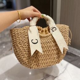 luxuries designers women bags luxurys crossbody bags solid Colour letters straw handbag casual with a hundred ladies bag travel shopping small squarebag very nice