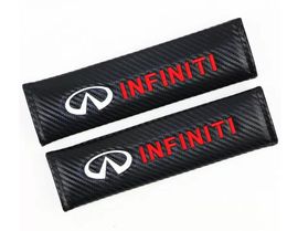 Car Stickers Safety belt Case for Infiniti q50 fx35 qx70 g35 fx g37 q30 ex35 Seat Belt Cover Car Styling