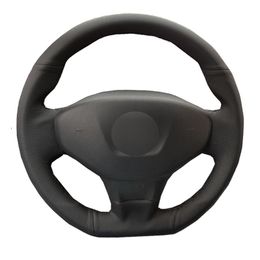 Steering Wheel Covers Hand Sewing Car Cover Leather Suede Wrap For C-Elysee 2014-2022 Elysee 301 2013-2022 2022Steering CoversSteering CoveS
