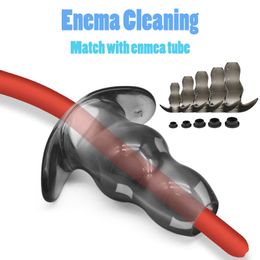 Dildo Anal Plug Big Butt Tube Enema Cleaning Products sexy Toys Waterproof Prostate Massager Huge Speculum Buttplug Men