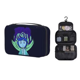 Cosmetic Bags & Cases Custom Coraline Other Mother Travel Bag Women Horror Movie Makeup Toiletry Organiser Lady Beauty Storage Dopp KitCosme