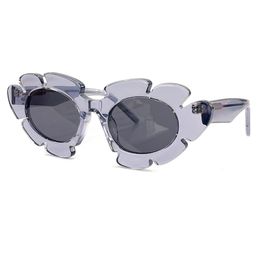 Flower Shape Sunglasses Oval Lense Acetate Full Frame ultra light New style trendy top quality Summer Leisure brille With Box