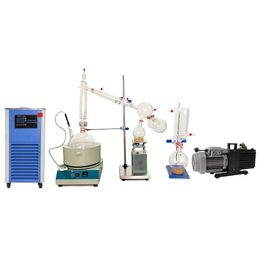 ZZKD Lab Supplies ISO/CE Certification 10L 220V Short Path Distillation Standard Set /Vacuum Pump & Chiller for Purification equipment