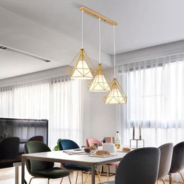 Pendant Lamps Nordic Design Lights Gold Home Kitchen Decor 3heads Dining Room For Living Decoration Industrial Bar HanglampPendant