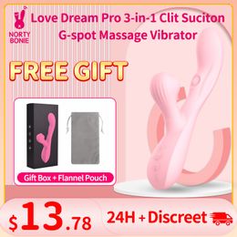 Clit Sucking 10 Speed Vibrator for Female Clitoris Sucker Stimulator Dildo Adult 18 sexy Toys Women Vagina G Spot Masturbator
