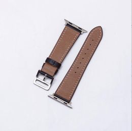 Wholesales Customised 369 Fashionable Universal Sport Watch bands Waterproof leather strap for Apple -watch iwatch 5/4/3/2/1 replacement band