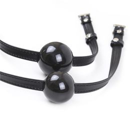 BDSM sexy Toys Bondage Gear Mouth Gaps SM Teaching Ball Opened Plugging Gag Flirting Adult Products Solid Sphere Bound Cuffs Beauty Items