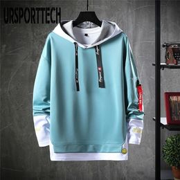 Autumn Men Hoodies Sweatshirts Men Long Sleeve Hip Hop Harajuku Hoodies Pullover black and white hoodies men Japanese Streetwear 201126