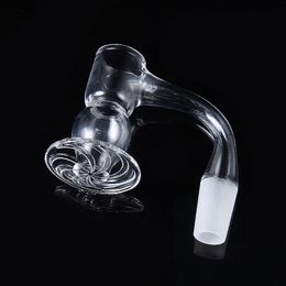 Blender Spin Seamless Quartz Banger Smoking Accessories 2.5mm With Ball Bucket Thick Bevelled Edge Quartz Bangers Nail 45 90 Degree 10mm 14mm Male Joint Nails Dab Rig