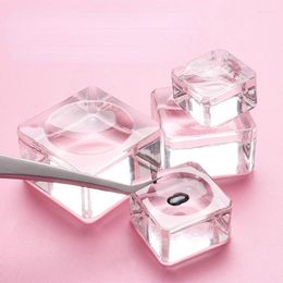 False Eyelashes Grafted Eyelash Glue Crystal Glass Spacer Square Table Planting ToolFalse Harv22