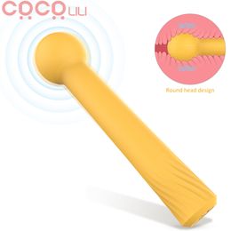 9 Speed Soft Silicone Dildo Vibrator G Spot Clitoral Stimulator Couple AV Magic Wand Massager Waterproof Adult sexy Toy for Women