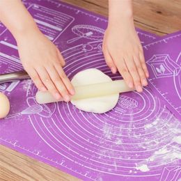 45 60cm Silicone Pad Baking Mat Sheet Large for Rolling Dough Pizza NonStick Maker Holder Kitchen Tools 220815