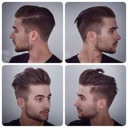 Costume Accessories Men Natural Hair Toupee Short Wig Quiff Hair Style Topper for Young Men Balding Hair-loss High Hair line Clip-On Ex Costume Accessories Men Natural Hair Toupee Short Wig Quiff Hair Style Topper for Young Men Balding Hair-loss High Hair line Clip-On Ex