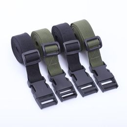 Useful Outdoor Bundled Strap Climbing Harnesses Nylon Backpack Luggage Bag Lashing Strap Strong Buckle Rope traveling hiking Camping Accessories