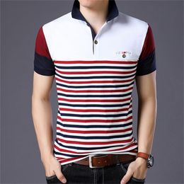 Casual 23 Design Style Brand 95% Cotton Summer POLO SHIRT Short Sleeves Men Fashion Plus Size M-5XL 6XL Tops Tees Clothes 220706