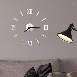 Wall Clocks 2022 Digital Clock Modern Design Decors 3D DIY Quartz Acrylic Mirror Stickers Living Room Home Decor Horloge