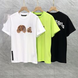 Designer mens T-shirt Palms letter print casual tops tees Angels womens angel t shirt graffiti Clothing spray letter short sleeve summer tide tee RCJT001