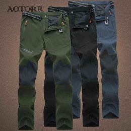 Men Pants Quick Dry Outdoor Colour Sticks Mountaineering Pantalones Clothing Windproof Long Male XL New J220629