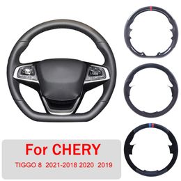 Steering Wheel Covers Customised Car Cover For CHERY TIGGO 8 2022-2022 2022 Leather Protective WrapSteering