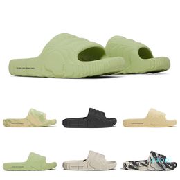 2022 new fashion men women Slides Designer Sandals Magic Lime Desert Sand Green Glow Orange Resin beach shoes outdoor mens slippers