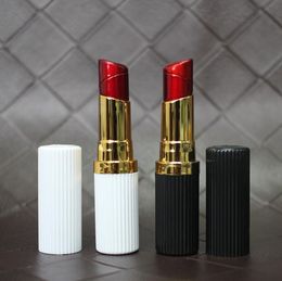 Newest Lipstick Shaped Fire Lighter 4 Styles Choose Inflatable No Gas Metal Cigar Butane Cigarette Flame Lighters Smoking Tool Home Decorative