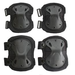 Tactical Paintball Airsoft Hunting War Game Knee Elbow Protector Outdoor Military Army Pads Set