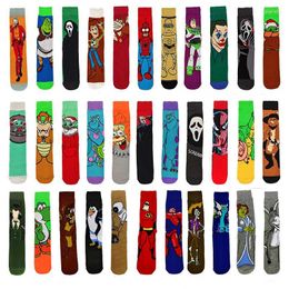 Men's Socks Cotton Men Style Cartoon Characters Personalized Design Gifts WholesaleMen's