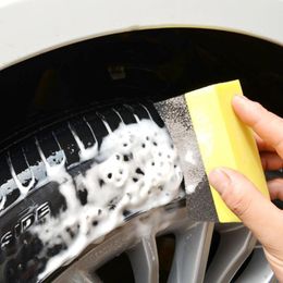 Car Sponge Pcs Cleaning Brush Wheel Tire Wash Wipe Water Suction Pad Wax Polishing Tyre Brushes Tools SuppliesCar