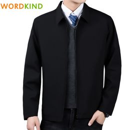 Brand Business Casual Jacket mens Coats spring coat casual Autumn jacket Mens simple solid jackets men Baseball jackets 220808