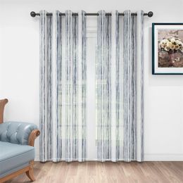 Curtain & Drapes 1pc Sheer Curtains For Bedroom Natural Linen Semi Window Treatment Living Room DiningCurtain CurtainCurtain