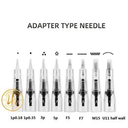 1p cartridge needle UK - Tattoo Needles Cartridge 1P F5 U11 Disposable Sterilized Safety Needle For Eyebrow Lip Eyeliner Machines Grips