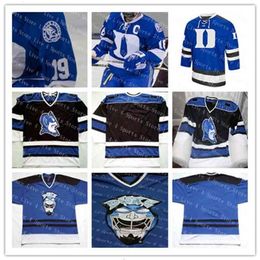 Nivip Custom Duke Blue Devils NCAA College Jerseys Man Any Name Any Number Good Quality Ice Hockey Cheap Jersey Royal Black White Alternate S-4XL
