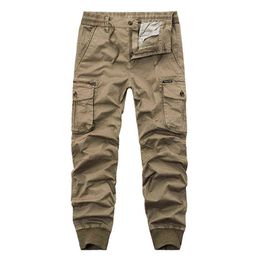 Mens Cargo Pants Men Elastic Waist Pants Man 2022 Casual Fashion Joggers Sweatpants black Harem Pants Army Trousers for Men 38 L220706