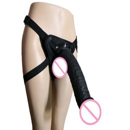 AMABOOM Straped On Penis Pants Strap-on Huge Realistic Cock Harness Strapless Removable Suction Cup Dildos Panties For Lesbians