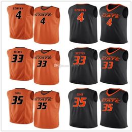 Nikivip Oklahoma State Cowboys College Thomas Dziagwa 4 Trey Reeves 33 Yankuba Sima 35 Basketball Jersey Men's Stitched Custom Number Name Jerseys