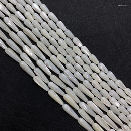 Other White Water Drop Shape Natural Mother Of Pearl Shell Punch Loose Beads For Handmade DIY Bracelet Necklace Jewellery MakingOther Edwi22