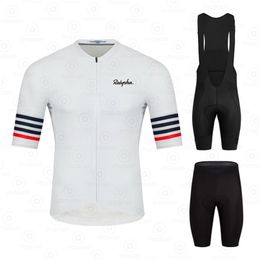 Summer Ralvpha Cycling Jersey Short Sleeve Set Maillot Ropa Ciclismo Breathable Quickdry Bike Clothing MTB Cycle Clothes 220518