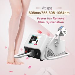 Painless Ice 808nm Permanent Diode Laser Hair Removal Machine Skin Rejuvenation Lazer Diode 755 1064 808 Three Waves Equipment