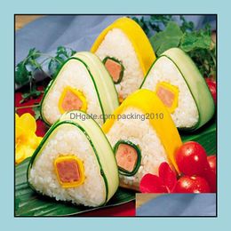Sushi Tools Kitchen Kitchen Dining Bar Home Garden Ll Triangle Mould New Original Rice Ball Nice Press Maker T Dhbjw