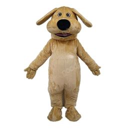 Performance Lovely Brown Dog Mascot Costumes Halloween Fancy Party Dress Cartoon Character Carnival Xmas Advertising Birthday Party Costume Outfit