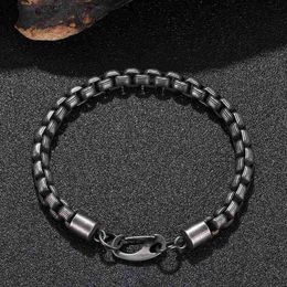 Charm Bracelets Unisex Stainless Steel Matte Finished Plain Curb Chain Fashion GS0070Charm