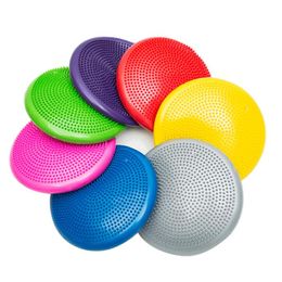 33x33cm Inflatable Yoga Massage Ball Durable Universal Sports Gym Fitness Wobble Stability Balance Disc Massage Cushion Mat