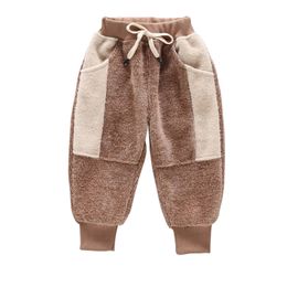 Pants For Girls Autumn Winter Children's Trousers For Girls Thick Warm Children's Sweatpants Casual Style Girls Clothes 210412