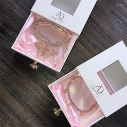 Jewellery Pouches Bags Wholesale Custom Logo Slide Out Packaging Box Bracelet Gift Cardboard Wynn22