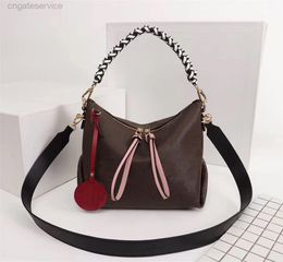 Original High Handbags Purses Beaubourg Hobo Mini Bag Women Tote Flower Weaving Real Leather Bags