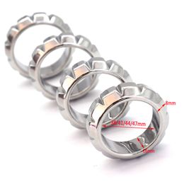 304 Stainless Steel Penis Rings sexy Toys for Adults Male Delay Ejaculation Heavy Scrotum Bondage Ring Men Products