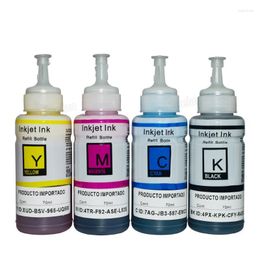 Ink Refill Kits Dye For L100 L110 L120 L132 L210 L222 L300 L312 L355 L350 L362 L366 L550 L555 L566 Printer 4ColInk KitsInk Roge22