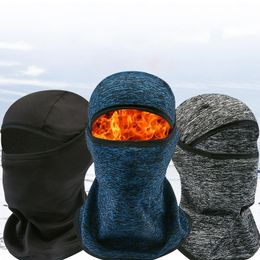 Motorcycle Helmets Winter Men And Women Fleece Balaclava Riding Masks Warm Hats Outdoor Windproof Warmth Hiking Skiing